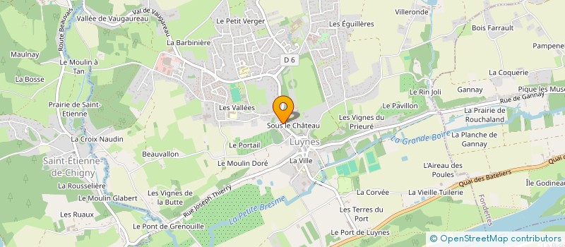 localisation de l'entreprise MONSIEUR BLAISE DELATTRE  LUYNES