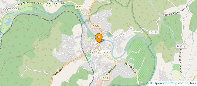 localisation de l'entreprise MONSIEUR BLAISE DEROUBAIX  SAINT-AMBROIX