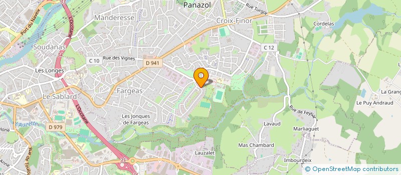 localisation de l'entreprise MONSIEUR BLAISE DRIDI à PANAZOL