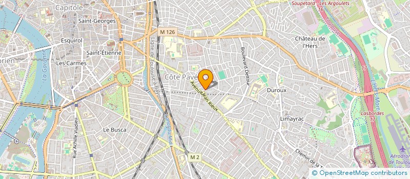 localisation de l'entreprise MONSIEUR BLAISE FAYSSE  TOULOUSE