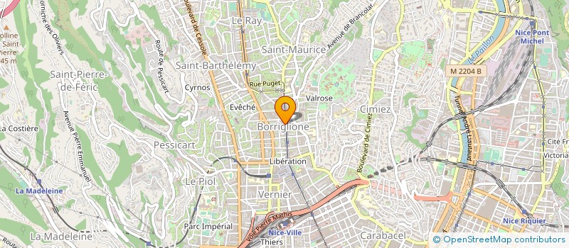 localisation de l'entreprise MONSIEUR BLAISE FORCELLINO à NICE