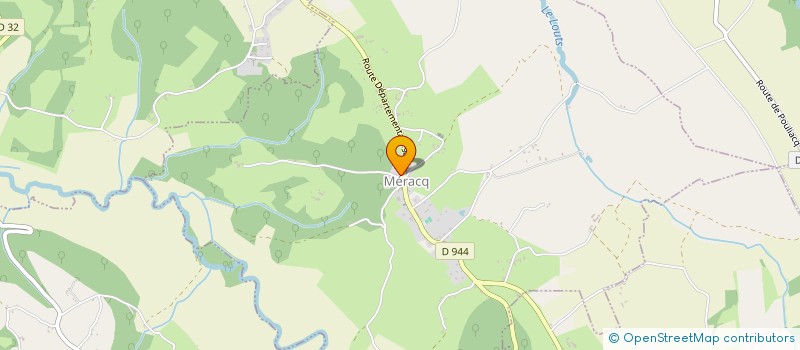 localisation de l'entreprise MONSIEUR BLAISE HIDEUX  MERACQ