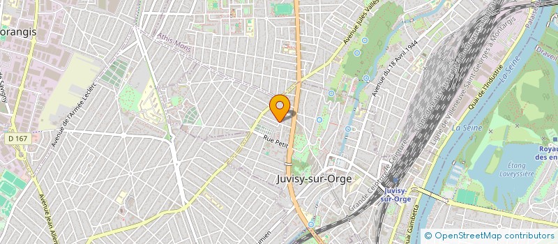 localisation de l'entreprise MONSIEUR BLAISE KHONDE  JUVISY-SUR-ORGE