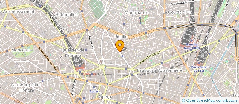 localisation de l'entreprise MONSIEUR BLAISE LAVIGNE à PARIS