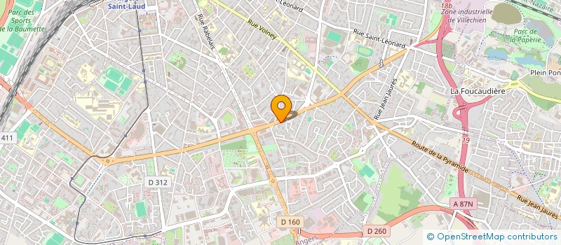localisation de l'entreprise MONSIEUR BLAISE LOCHARD à ANGERS