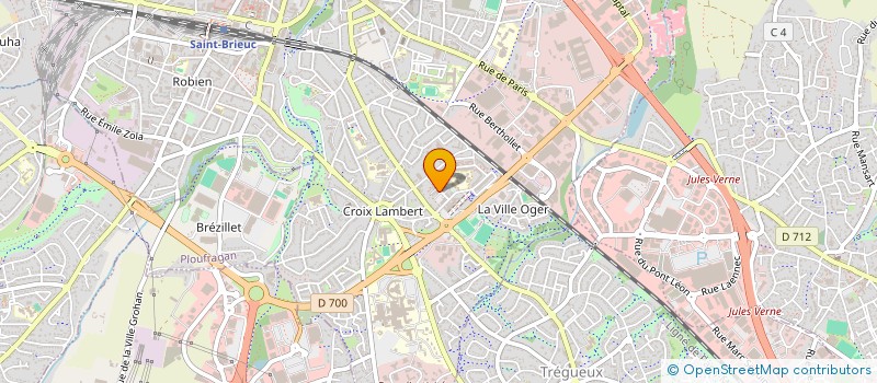 localisation de l'entreprise MONSIEUR BLAISE LOUHOU à SAINT-BRIEUC