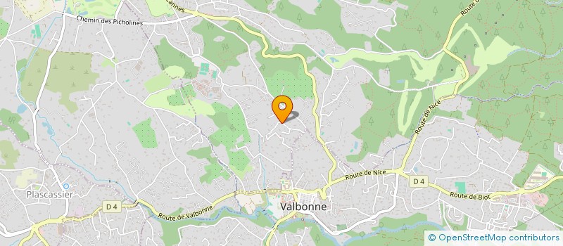 localisation de l'entreprise MONSIEUR BLAISE MARTINEZ  OPIO