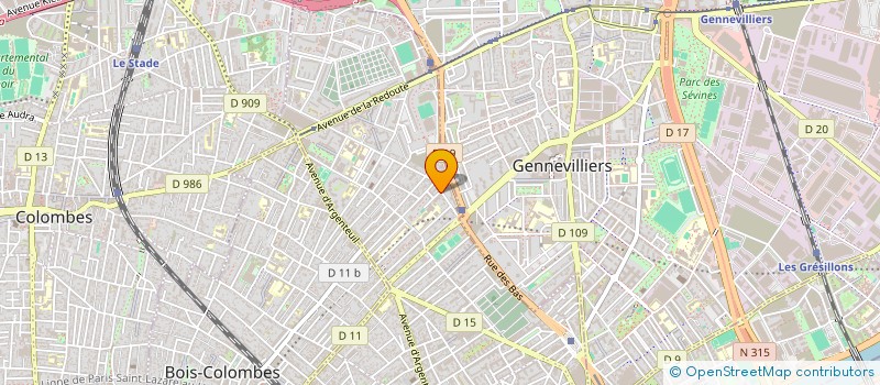 localisation de l'entreprise MONSIEUR BLAISE NGAHANE KETCHEMEN à ASNIERES-SUR-SEINE