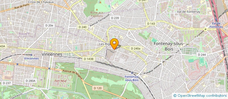localisation de l'entreprise MONSIEUR BLAISE PATRICE NJENJI NGNINKEU  FONTENAY-SOUS-BOIS