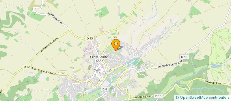 localisation de l'entreprise MONSIEUR BLAISE PORTE à VALENSOLE