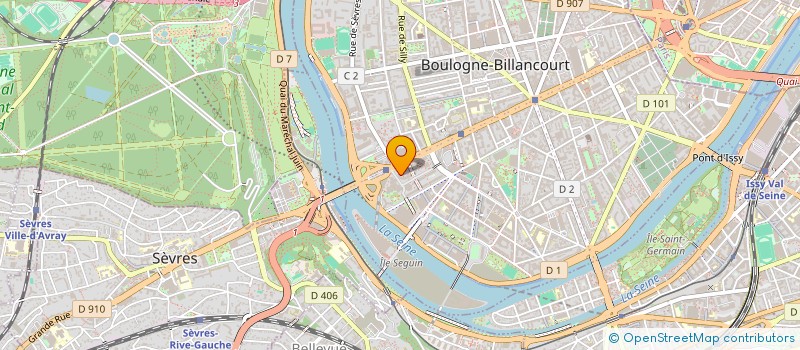 localisation de l'entreprise MONSIEUR BLAISE POUJADE à BOULOGNE-BILLANCOURT
