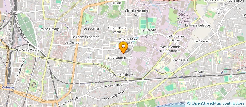 localisation de l'entreprise MONSIEUR BLAISE SANGO  ORLEANS