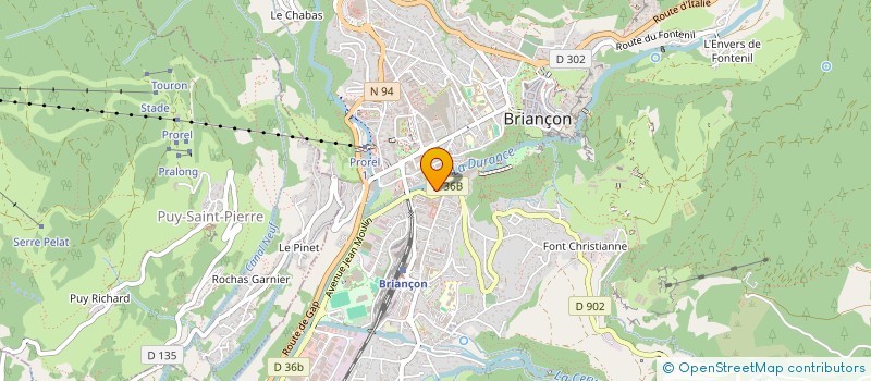 localisation de l'entreprise MONSIEUR BLAISE TORRES  BRIANCON