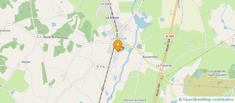 localisation de l'entreprise MONSIEUR BLAKE HOADLEY à LA MEYZE
