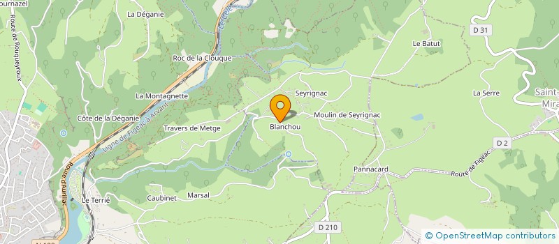 localisation de l'entreprise MONSIEUR BLANCHARD GUILLOT  LUNAN