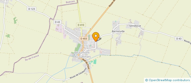 localisation de l'entreprise MONSIEUR BLANCHARD LOUBEMBA MALONGA  BEAUMONT-DU-GATINAIS