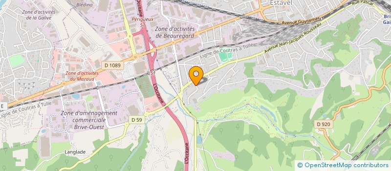 localisation de l'entreprise MONSIEUR BLANDIN BORDERIE  LE VIGNON-EN-QUERCY