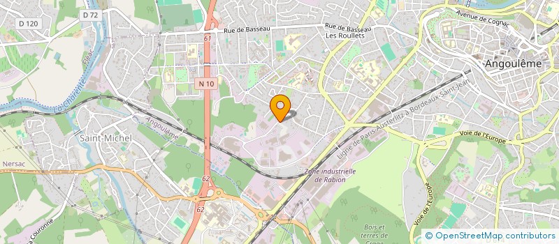 localisation de l'entreprise MONSIEUR BLANDINE TAVENEAU à ANGOULEME