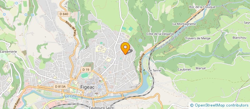 localisation de l'entreprise MONSIEUR BLANKE DOUMBIA  FIGEAC