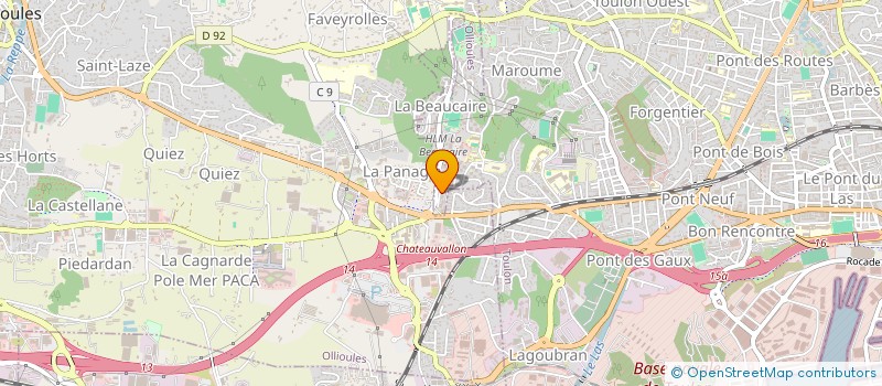 localisation de l'entreprise MONSIEUR BLAS FERNANDEZ-GOMEZ  TOULON