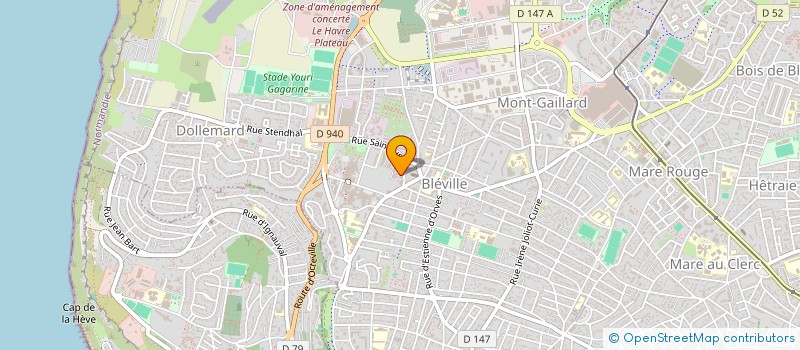 localisation de l'entreprise MONSIEUR BLASSING OBAHISIAGBON à LE HAVRE