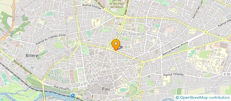 localisation de l'entreprise MONSIEUR BLAY COFFIE à PAU
