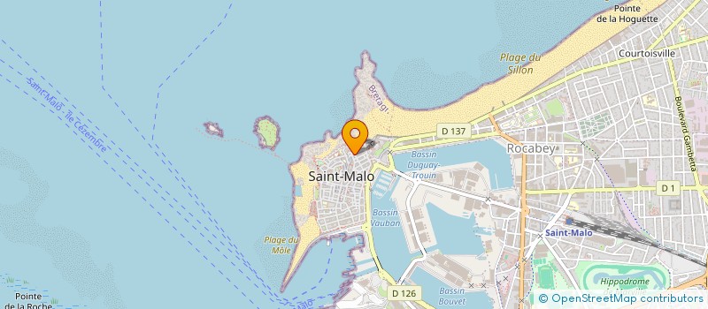 localisation de l'entreprise MONSIEUR BLAZEJFRA ZAMKOTOWICZ  SAINT-MALO