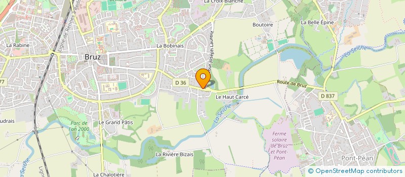 localisation de l'entreprise MONSIEUR BLE KORE  BRUZ