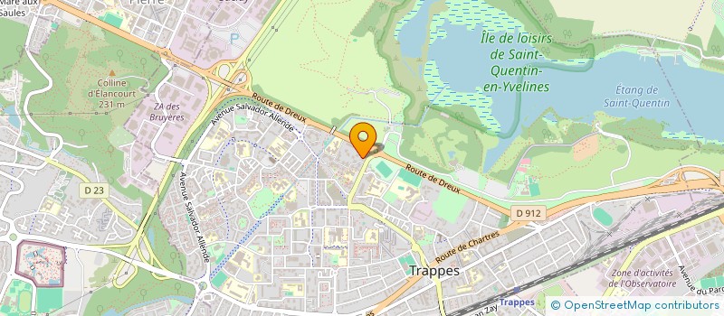 localisation de l'entreprise MONSIEUR BLEDE YAO  TRAPPES