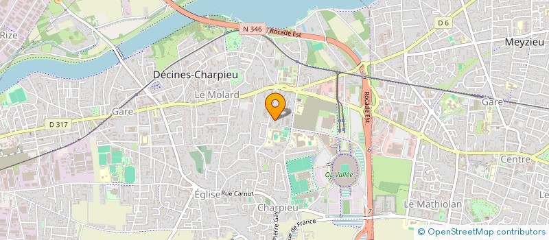 localisation de l'entreprise MONSIEUR BLEND MEHMETI  DECINES-CHARPIEU