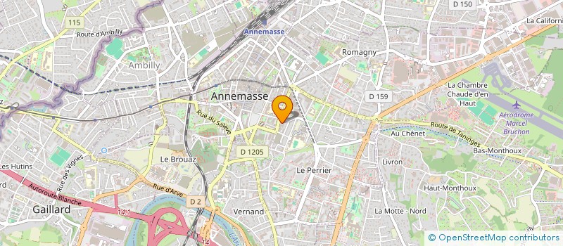 localisation de l'entreprise MONSIEUR BLERIM ALIU  ANNEMASSE