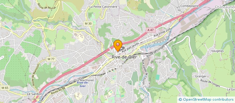 localisation de l'entreprise MONSIEUR BLERIM MURATI à RIVE-DE-GIER