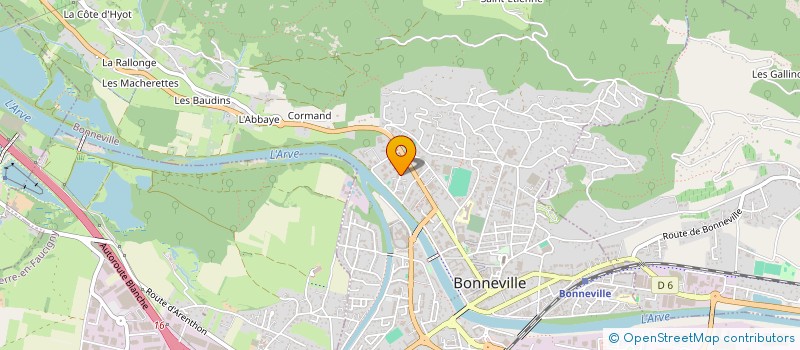 localisation de l'entreprise MONSIEUR BLERTON SALIHU  BONNEVILLE