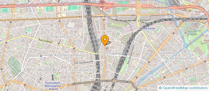 localisation de l'entreprise MONSIEUR BLESSING BENJAMIN TOURE  PARIS