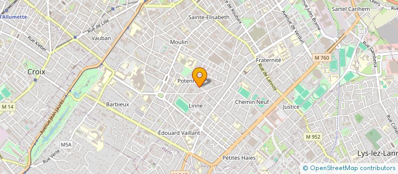 localisation de l'entreprise MONSIEUR BLEUET GILQUEL  ROUBAIX