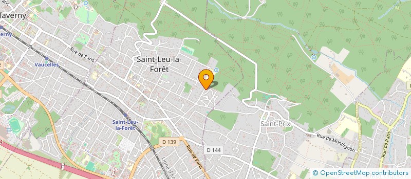 localisation de l'entreprise MONSIEUR BLEWU DE SOUZA  ST LEU LA FORET