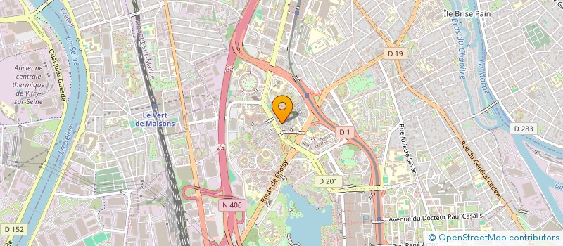 localisation de l'entreprise MONSIEUR BLEY HILAIRE TEBILY  CRETEIL