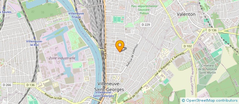 localisation de l'entreprise MONSIEUR BLIN LOHOURI LESSOU  VILLENEUVE-SAINT-GEORGES