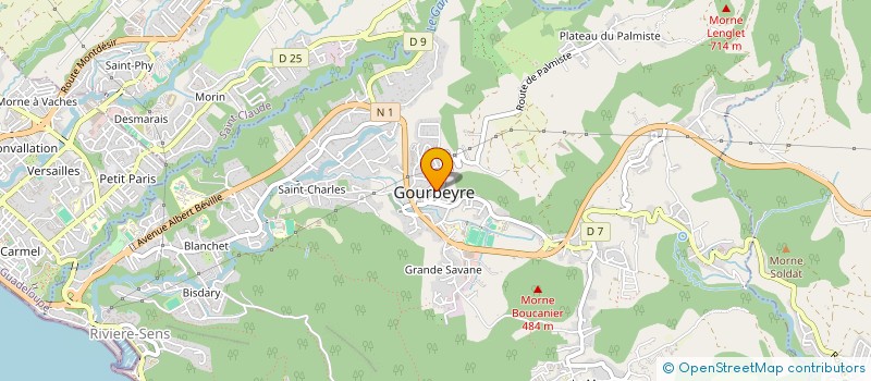 localisation de l'entreprise MONSIEUR BLONDEL NOUMBA  GOURBEYRE