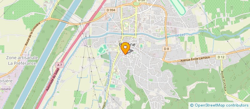 localisation de l'entreprise MONSIEUR BOA TIDIANEE TRAORE  BOLLENE