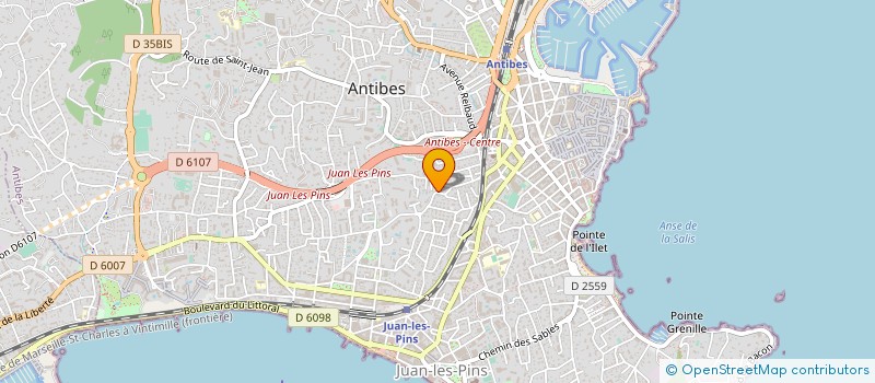 localisation de l'entreprise MONSIEUR BOALAM DORBANI à ANTIBES