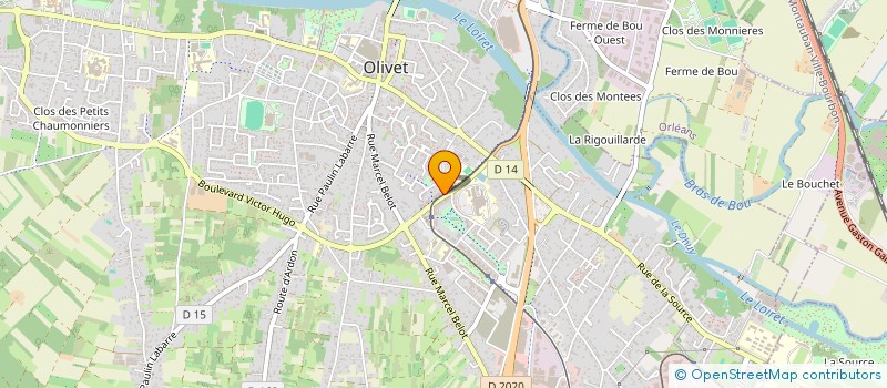 localisation de l'entreprise MONSIEUR BOAVENTURA ZUMBU  OLIVET