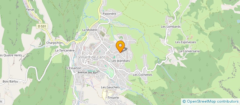 localisation de l'entreprise MONSIEUR BOB BRUNOT PHILIPPOT  VILLARD-DE-LANS