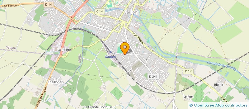 localisation de l'entreprise MONSIEUR BOB ULRICH  SAUJON