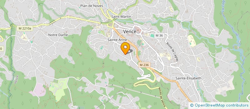 localisation de l'entreprise MONSIEUR BOB WILLOUGHBY  VENCE