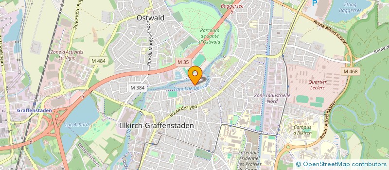 localisation de l'entreprise MONSIEUR BOBAN JOVANOVIC  ILLKIRCH-GRAFFENSTADEN