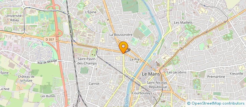 localisation de l'entreprise MONSIEUR BOBAN RANDELOVIC à LE MANS