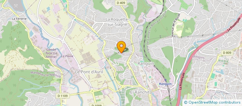 localisation de l'entreprise MONSIEUR BOBBY BOOB à LA ROQUETTE-SUR-SIAGNE