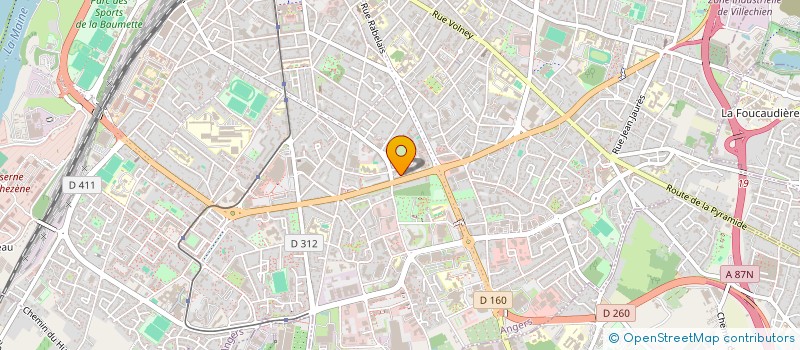 localisation de l'entreprise MONSIEUR BOBBY ROUSSEAU  ANGERS