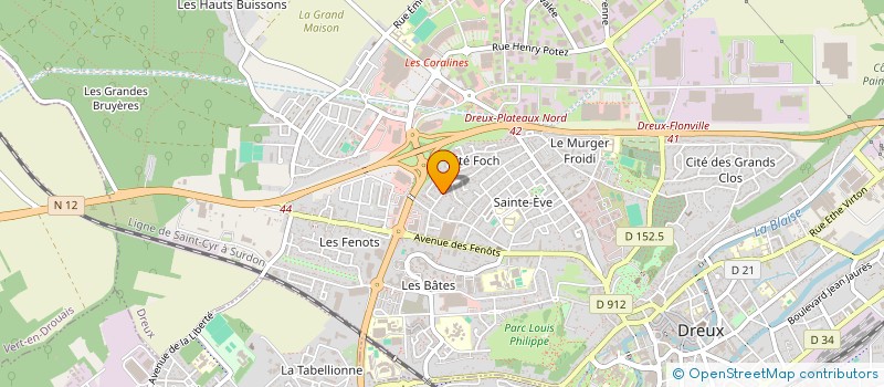 localisation de l'entreprise MONSIEUR BOCAR BA à DREUX